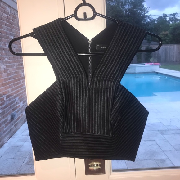 Robert Rodriguez Black crop top - Picture 2 of 6